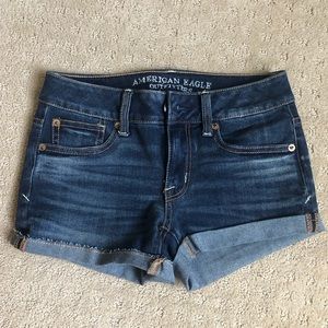 NWOT AEO Blue Denim Shorts